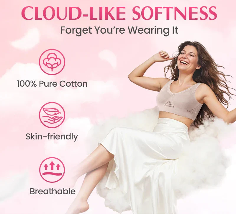 AuraForm Cotton Lift Bra – Natural Comfort, Effortless Support - 1+1 FREE - Image 4